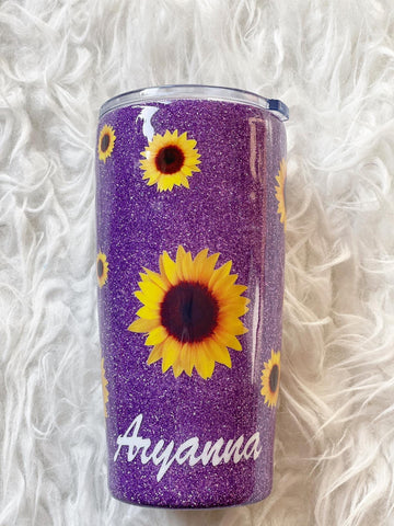 Sunflower tumbler