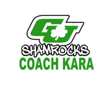 Personalized Shamrocks car decal